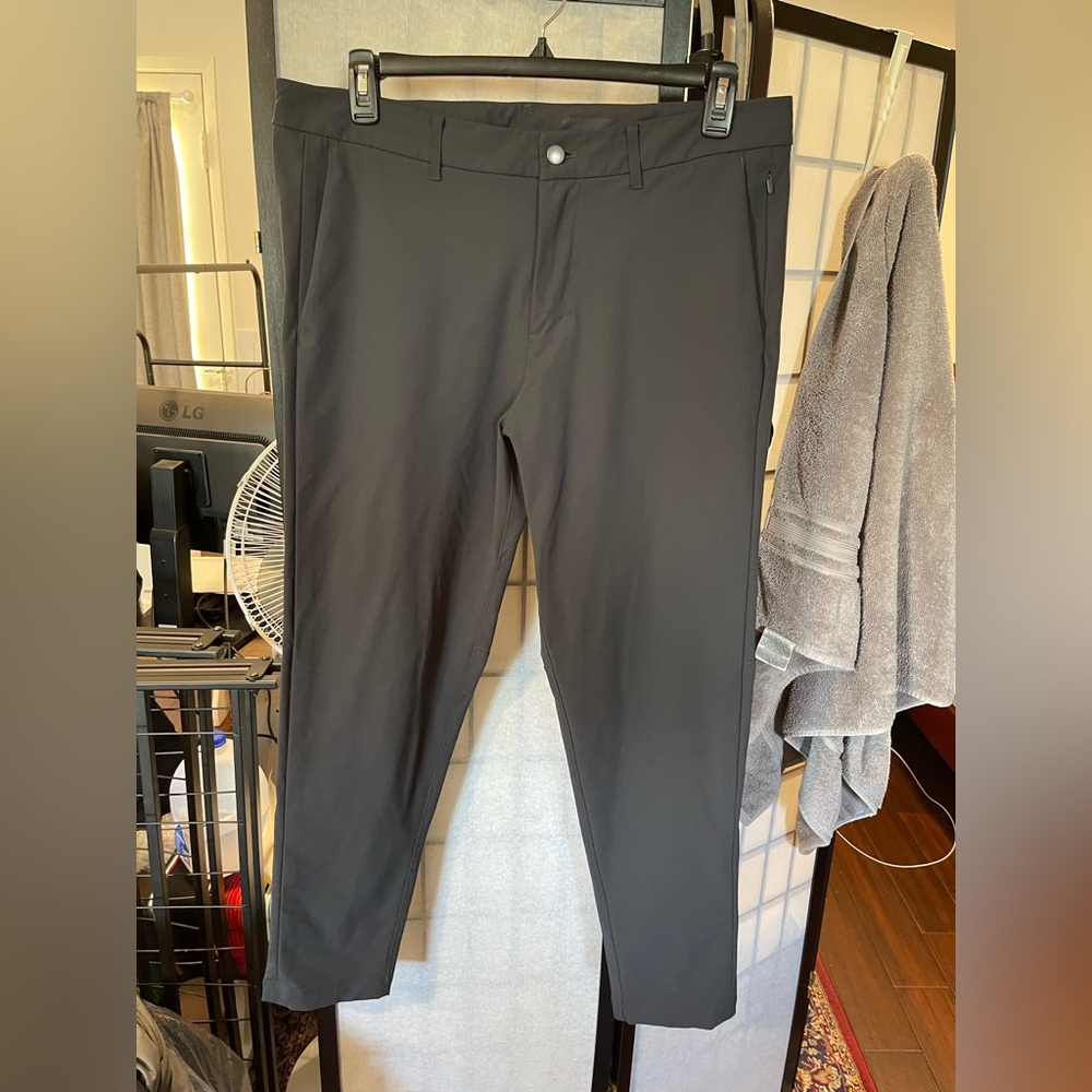 Lululemon ABC Classic Fit 5 Pocket Pant Warpstreme Men’s Obsidian Gray 36x31